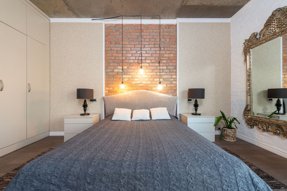 Comfortable bedroom in serviced accommodation near Wythenshawe Hospital
