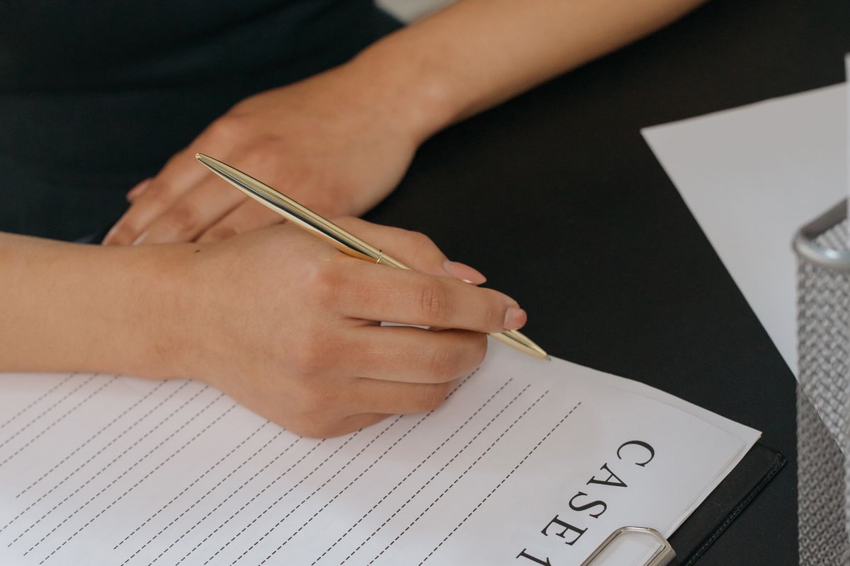Working through selective licensing paperwork for a Manchester property