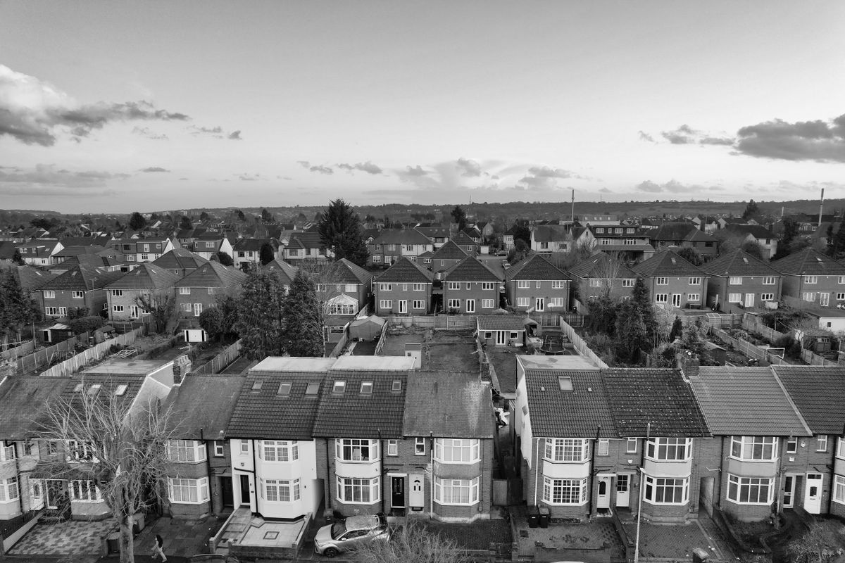 Rows of semi-detached houses of the kind found across Tameside and Ashton