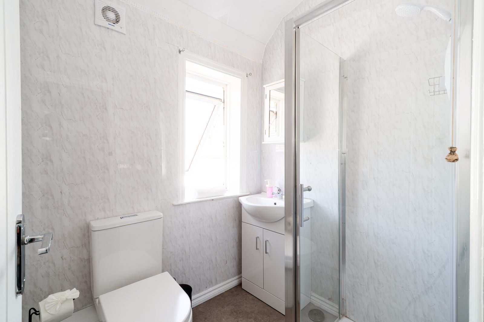 Family bathroom with shower
