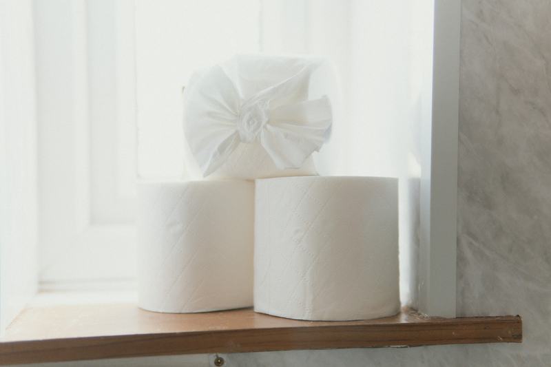 Fresh towels and starter toiletries