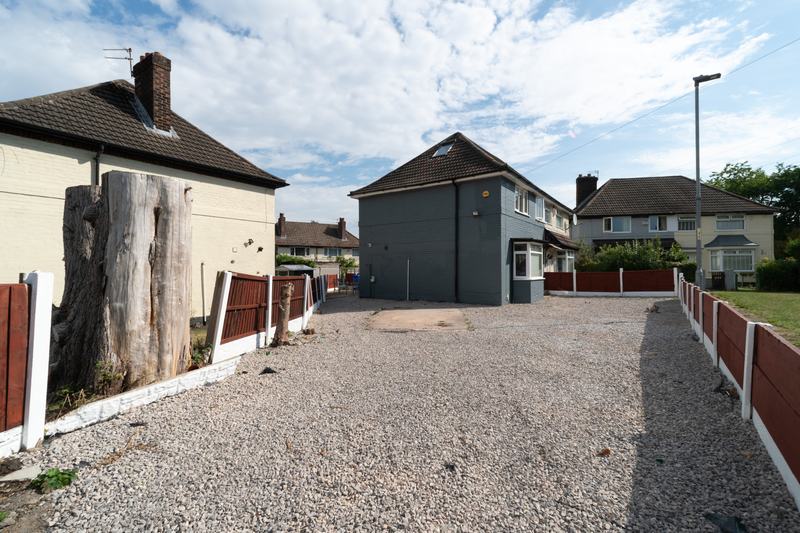 Private driveway at our South Manchester house, room for four vehicles